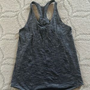 Lululemon Love Tank, pleated, gray size 6